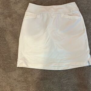 Adidas white golf skort.  EUC